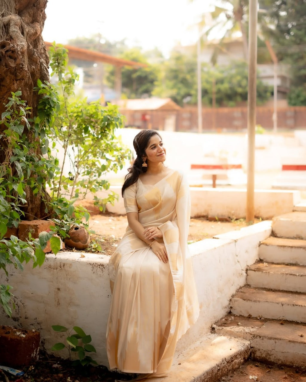 Banarasi Soft Silk With Beautiful Zari Work Saree